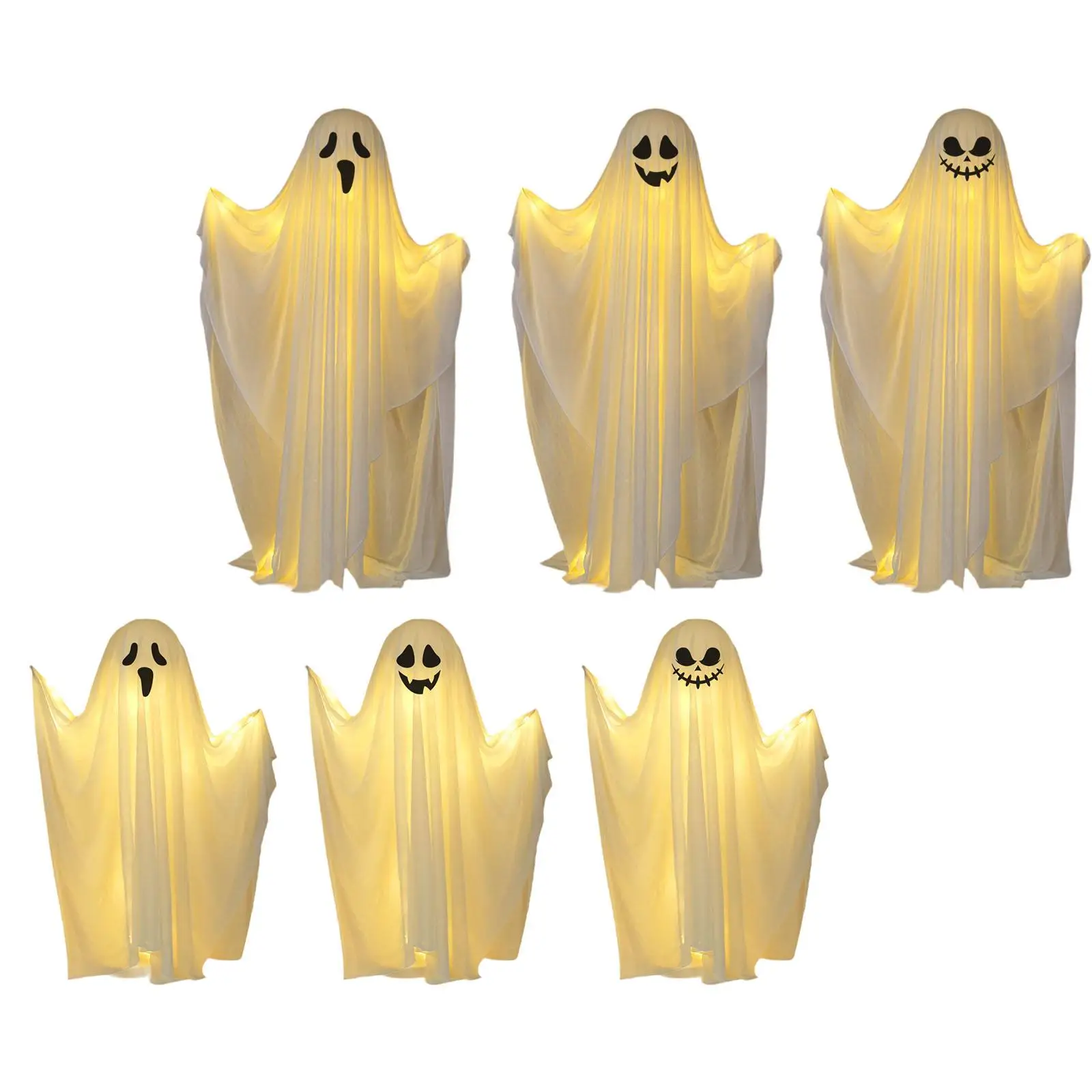 

Halloween Decorations Outdoor with String Light Theme Park Layout Glowing Spooky for Home Front Door Porch Yard Garden