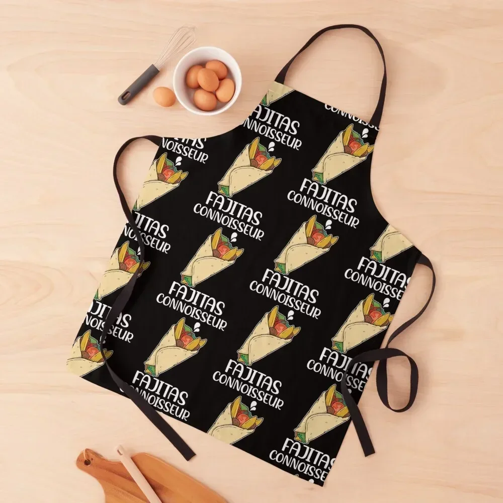 

Funny Mexican Food Pride Fajitas Connoisseur design Apron Kitchen Supplies Idea Goods Women Kitchen'S bib Barber Apron