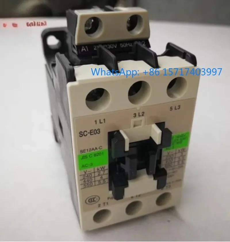 

Контактор SC-E03, 220В, для термопластавтоматов Haitian, специализированный, 20А