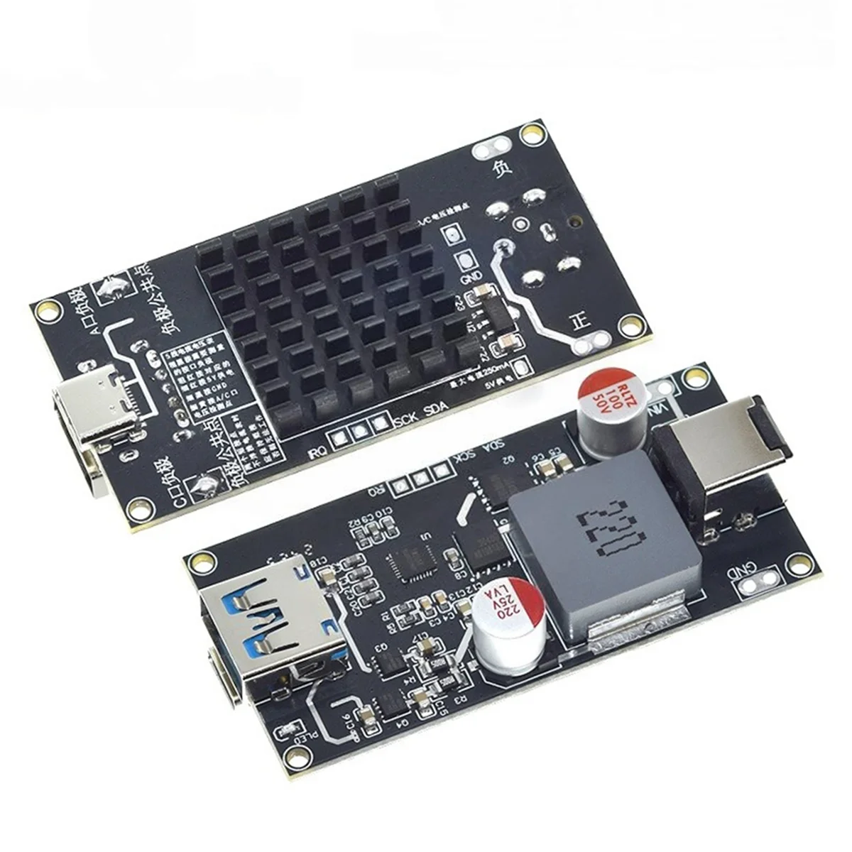 

AA98 DC 6-30V 140W Multi Protocol Desktop Intelligent Fast Charging Module High-Power for QC4.0+/5.0 PD FCP SCP SFCP