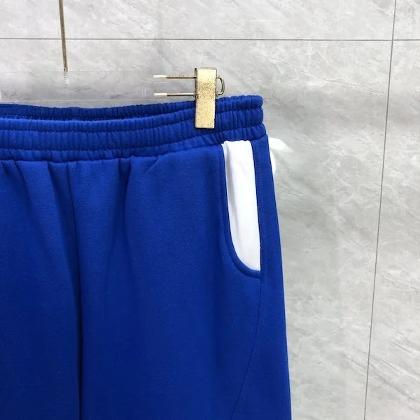 Mertra calças de alta qualidade moda listrado retalhos ferro bordado casual moletom para homens