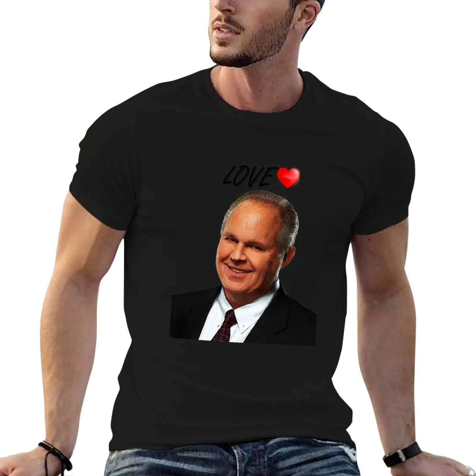 

Love Rush Limbaugh T-Shirt t shirts for man graphic funny man t shirts high quality luxury brand T-Shirt