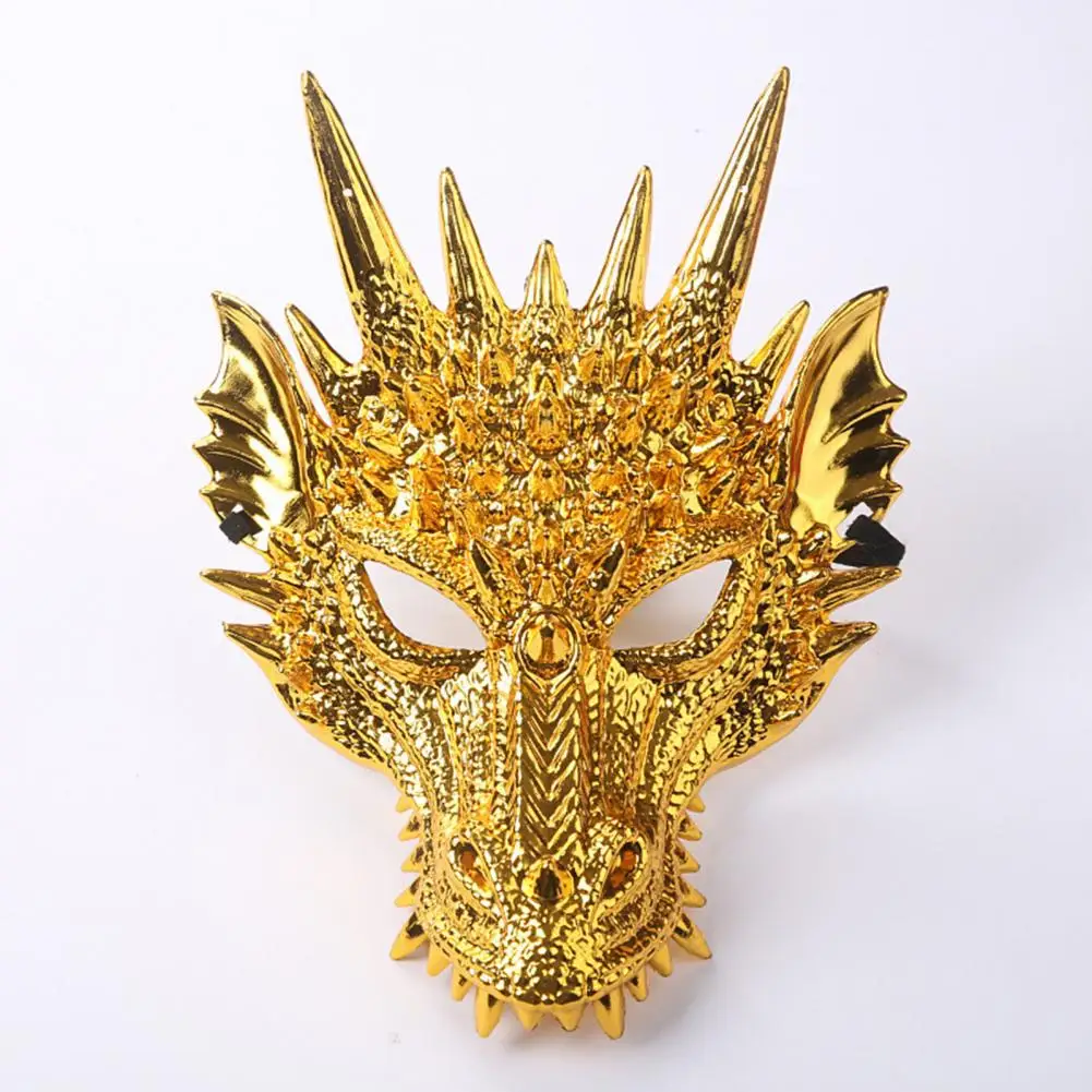 

3d Dragon Face Guard Colorful Dragon Headgear Face Guard for Stage Performance Cosplay Party Supplies 3d Dragon Head Costume