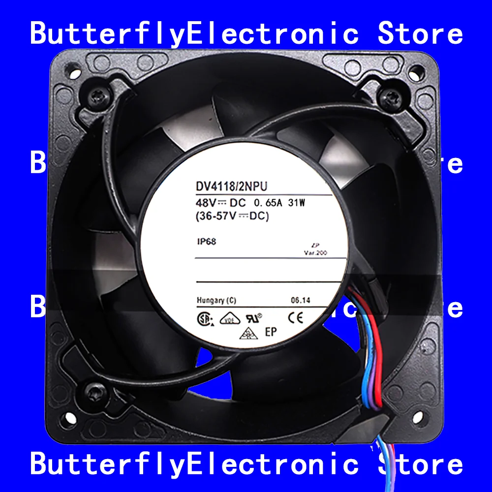 

NEW ORIGINAL DV4118/2NPU DC 48V 31W 12038 12CM COOLING FAN 120*120*38MM