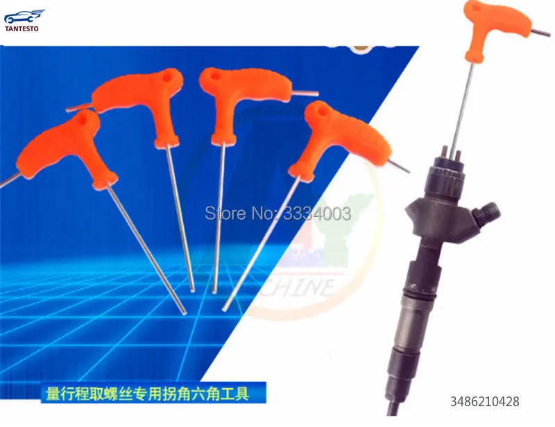 Common Rail Injector Electromagnetic Valve Screw Disassemble Wrench Hexagon Tool for BOSCHH, Solenoid  Decomposition 