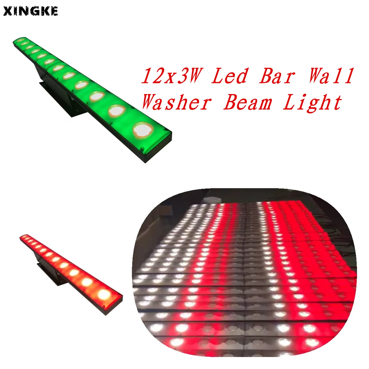 

6Pcs/Lot 12X3W led pixel bar Dmx wall washer lights RGBW Dj stage wall washer wash lighting