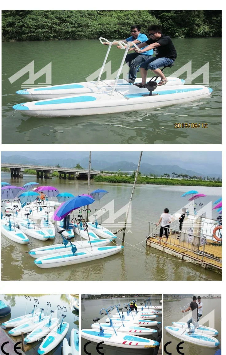 2019-Themenpark Commodity Water Float Spielausrüstung Wasserfahrrad für Kinder und Erwachsene