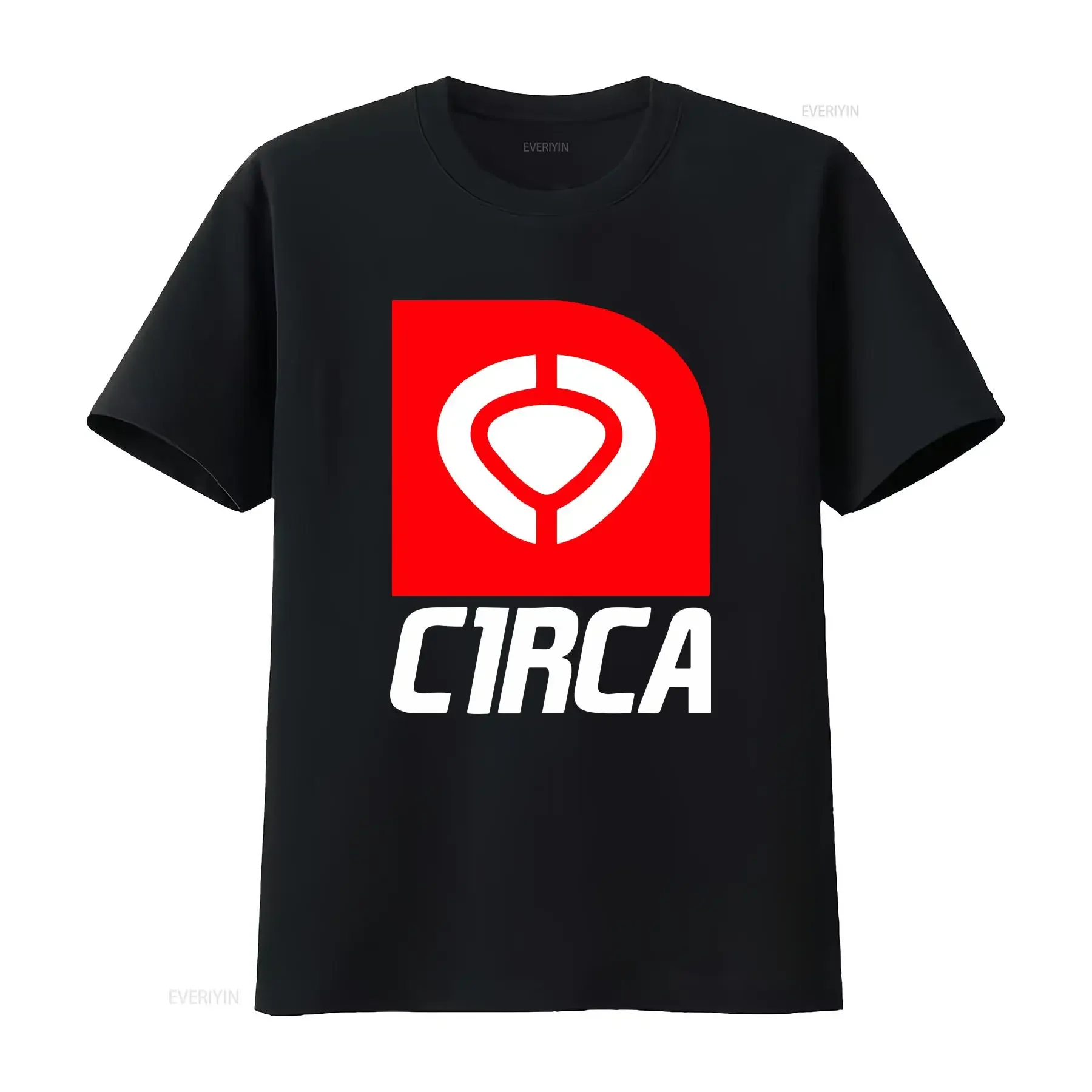 NUEVA CAMISETA CON LOGO DE CIRCA SKATE, DIVERTIDA, ESTILO AMERICANO, UNISEX, TALLAS S A 5XL, VINTAGE, Efecto Lavado, Transpirable, Suave y Cómoda