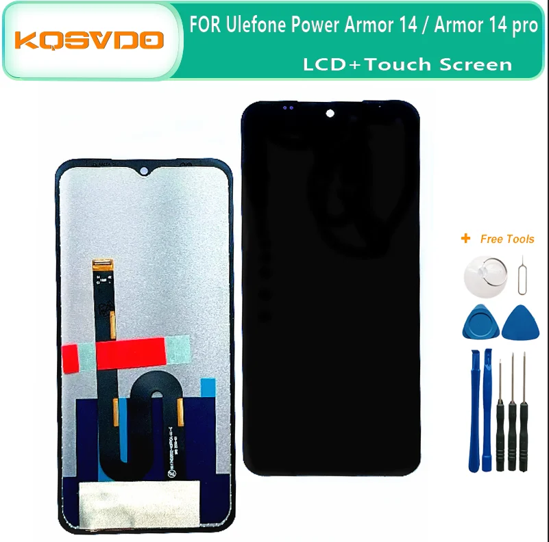 

New Tested 6.52 Inch LCD Screen For Ulefone Power Armor 14 Pro LCD Display Touch Screen Digitizer Assembly Replacement