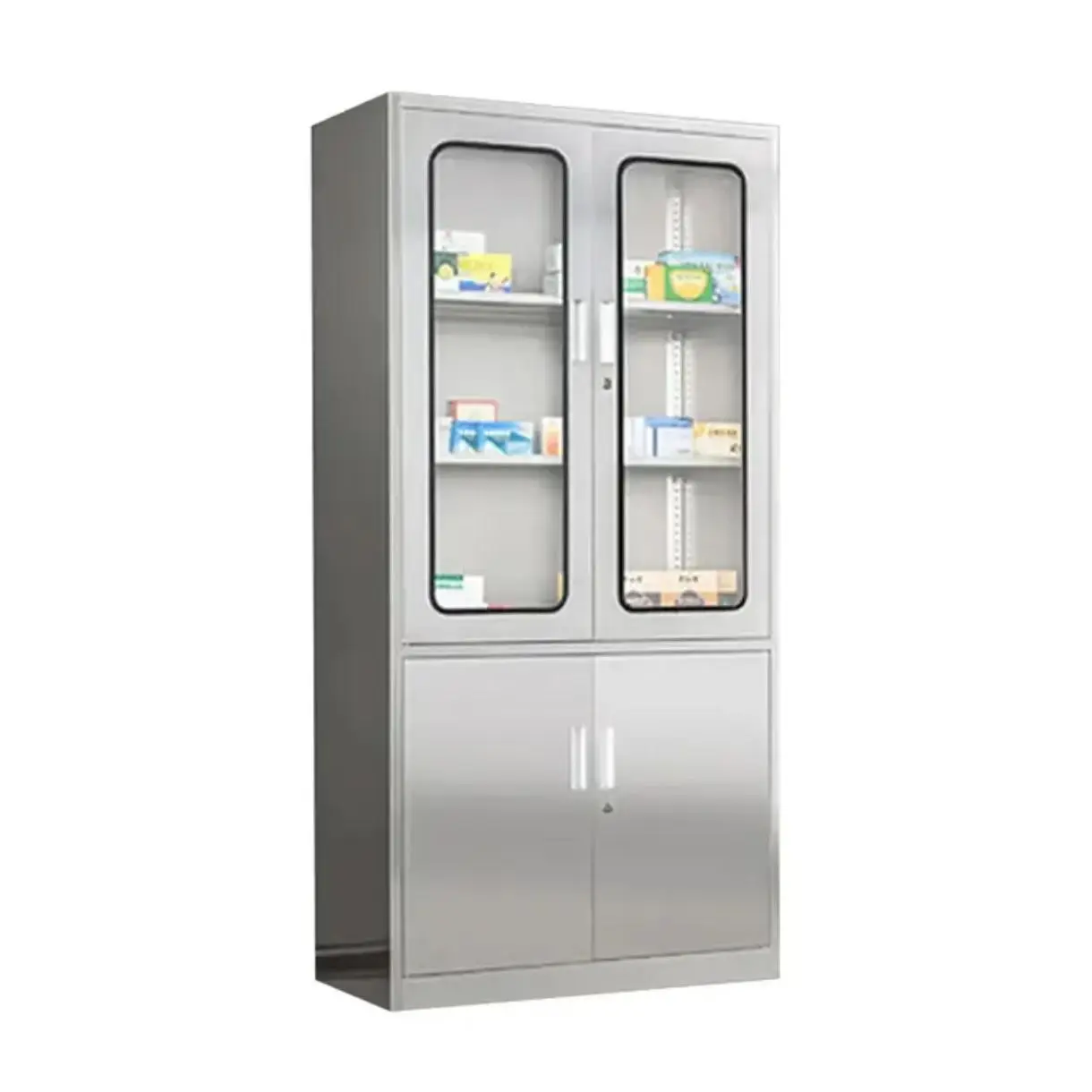 Stainless Steel Medical Drug Pet Hospital and Pet Clinic Medicine Storage Cabinet