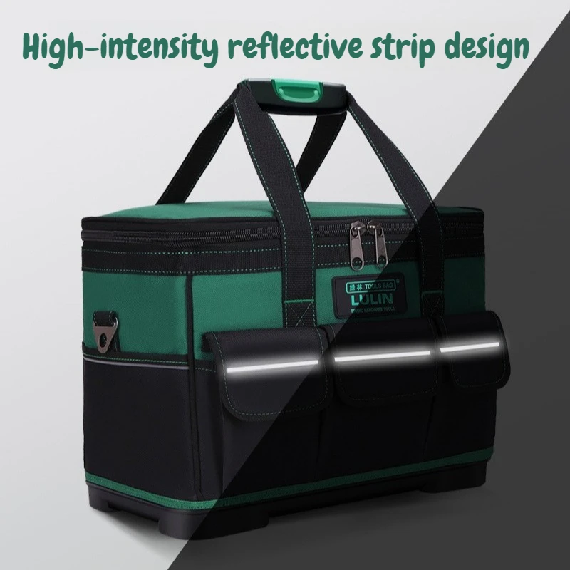 

Large Oxford Cloth Toolkit Tool Bag Multifunctional Maintenance Bags Hardware Electrician Thickened Wear-resistant Storage Bag