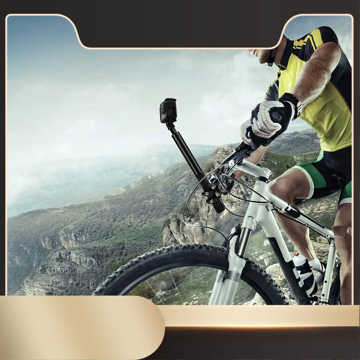 

Bicycle Handlebar Fixture Mount Adapter & Monopod Stand Bicycle Handlebar Fixture Mount For Insta 360 X3/ONE X2/ONE R-N36R