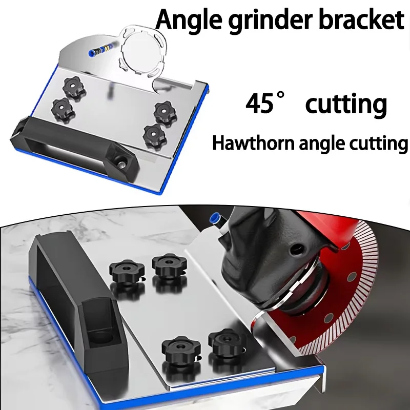 Stainless Steel 45-Degree Chamfer Tool for Angle Grinders Durable Ceramic Tile Edge Smoother Fits Most 100 Type Machines for