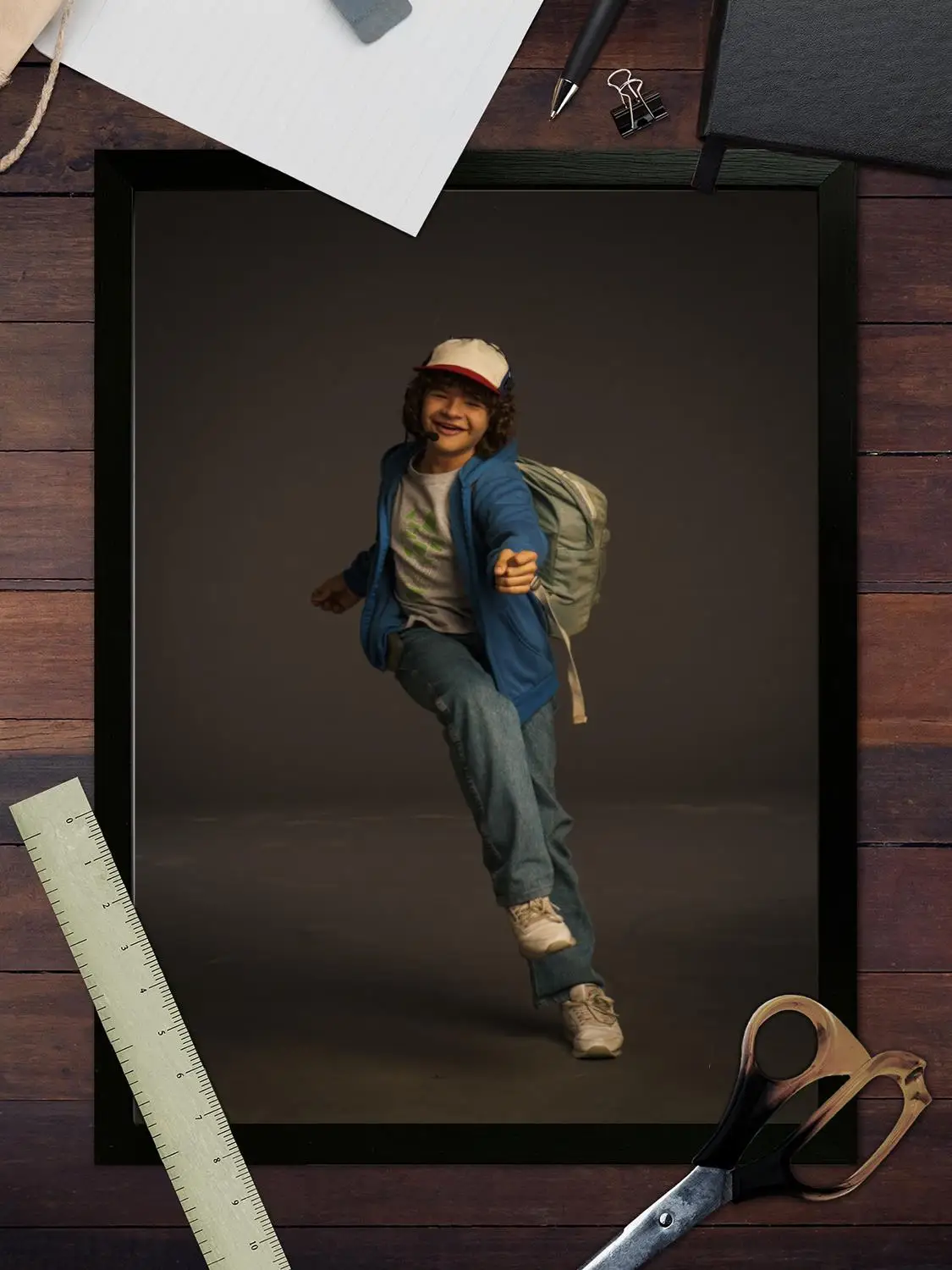 ملصق فني قماشي من Gaten matarazzo، طباعة صورة فنية جدارية، ملصقات ديكور غرفة نوم عائلية حديثة، لوحة زخرفية #3