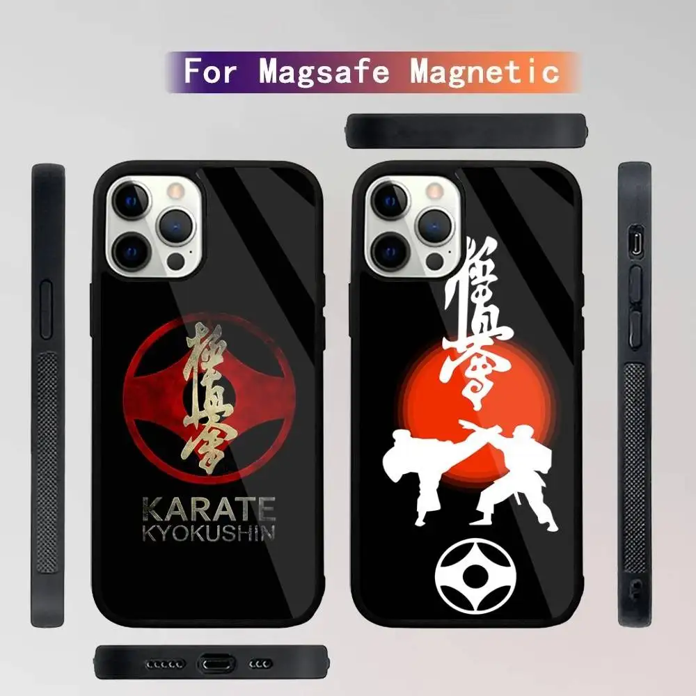 

Kyokushin Karate Symbol Phone Case For iPhone 16,15,14,13,12,11,Plus,Pro,Max Mini Magsafe Magnetic Wireless Charging