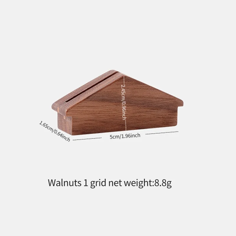 

A reusable walnut stand for household portable espresso filters, with four specifications for versatile storage and storage