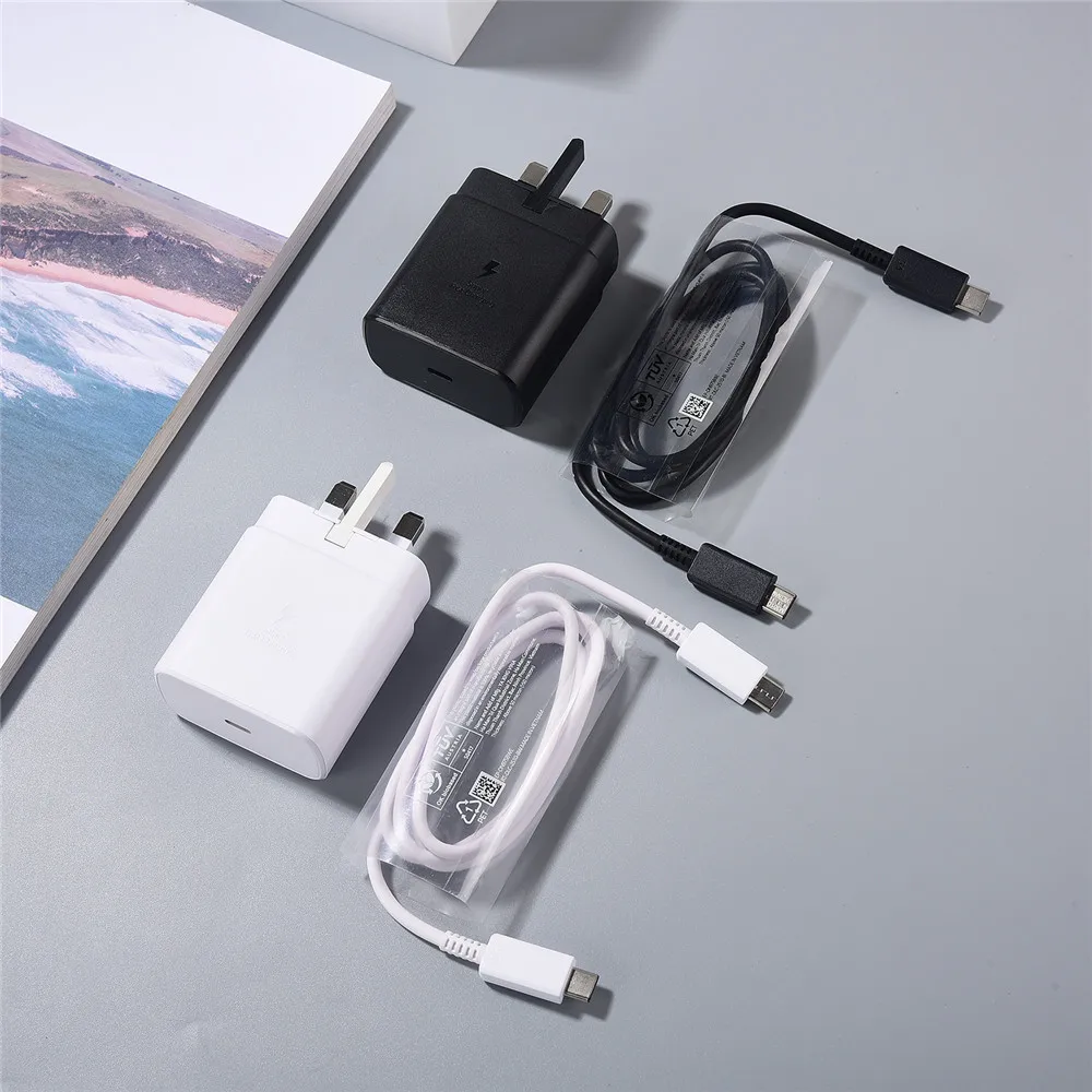 EP-TA845 Samsung 45W PD Super Fast Charger EU/US/UK Power Adapter 1M 5A USB Type-C Cable For Galaxy S25 S24 S23 S22 S21 FE Plus - náhled 6