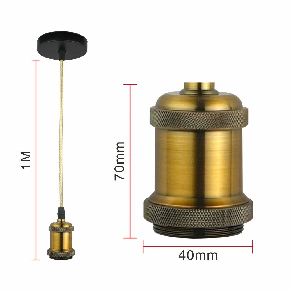 10pcs/lot Vintage Edison Lamp Holder E27 Screw Bulb base AC 110V 220V Light Socket Industrial Retro Fittings lamp holder Fixture