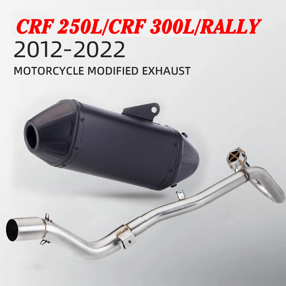 

for Honda crf300l/ Crf250L/Rally 12-22 Full System Exhaust Pipe High Performance Off-road Bike Muffler