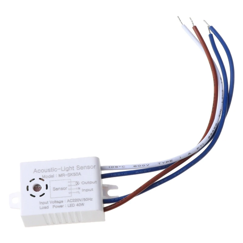 5PC Sound Control Sensor Smart Switches Module Detector Spraaksensor Intelligent Auto Aan Uit Light Home Improvement