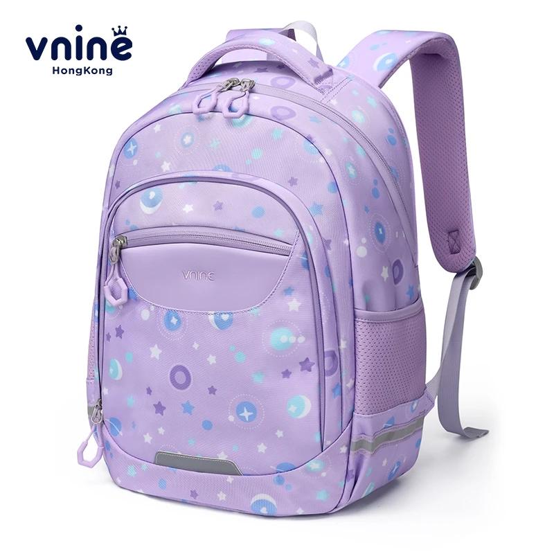 V.NINE Mochila infantil para niñas con compartimento para computadora portátil Mochilas para niñas Estudiante de primaria Impermeable Grande de 9 a 15 años