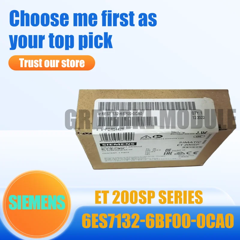 

New Original SIEMENS 6ES7132-6BF00-0CA0 6ES7 132-6BF00-0CA0 ET200SP Output Module