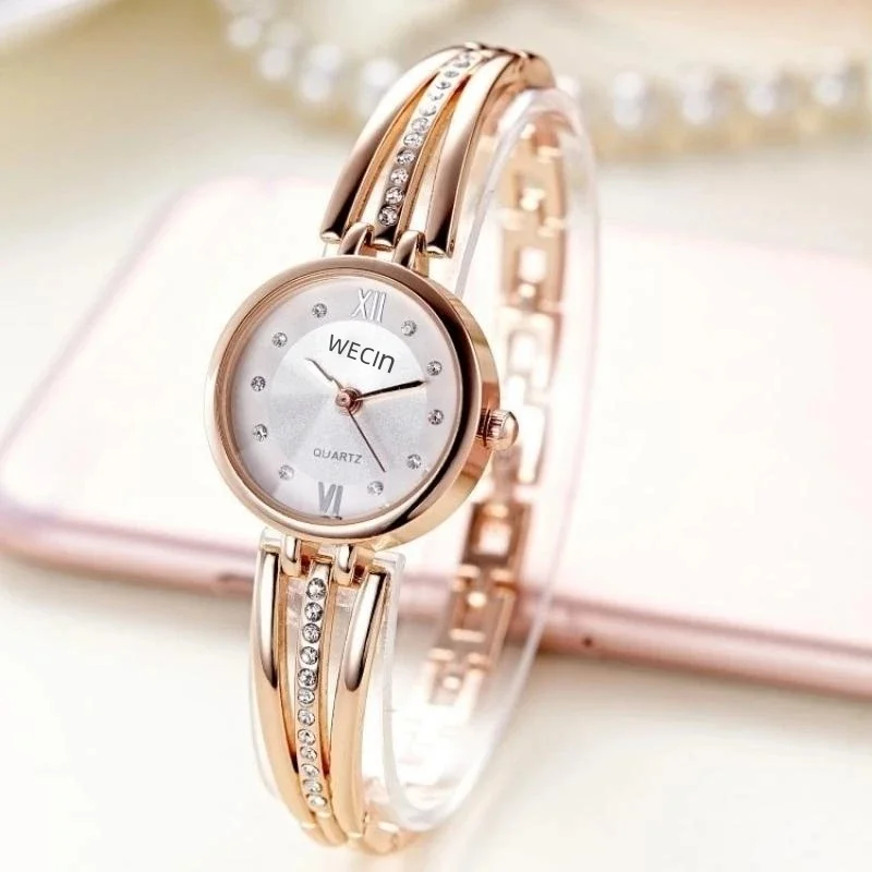 Fashion Personality Diamond-Faced Ladies Bracelet Watch Selling Small Fresh Art Watch Student School Supplies