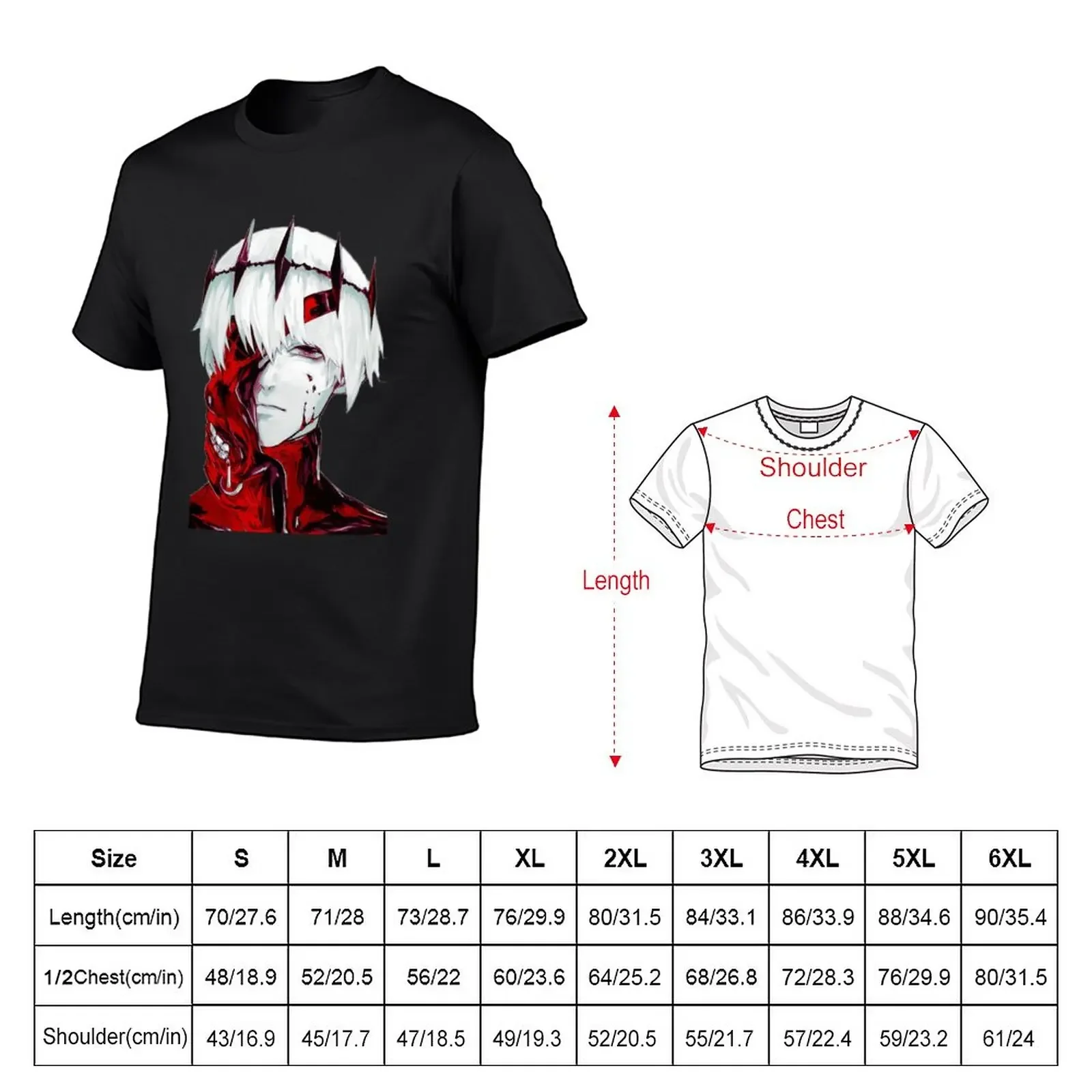 Kaneki Ken T-Shirt Blouse customizeds oversized t shirts for men