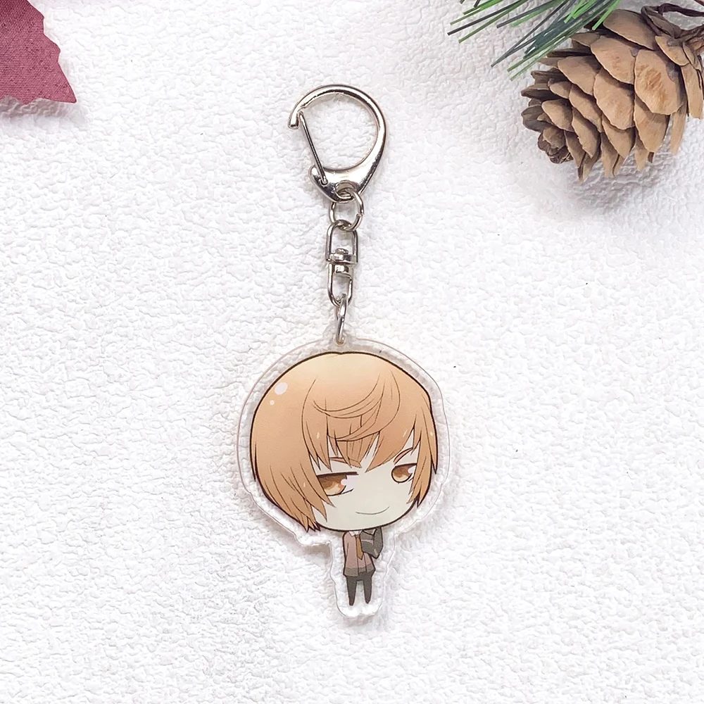 1/12Pcs Anime Characters Death Note Car Keychain Accessories Acrylic Cute Charms Pendant For Bag Key Holder Backpack Decoration