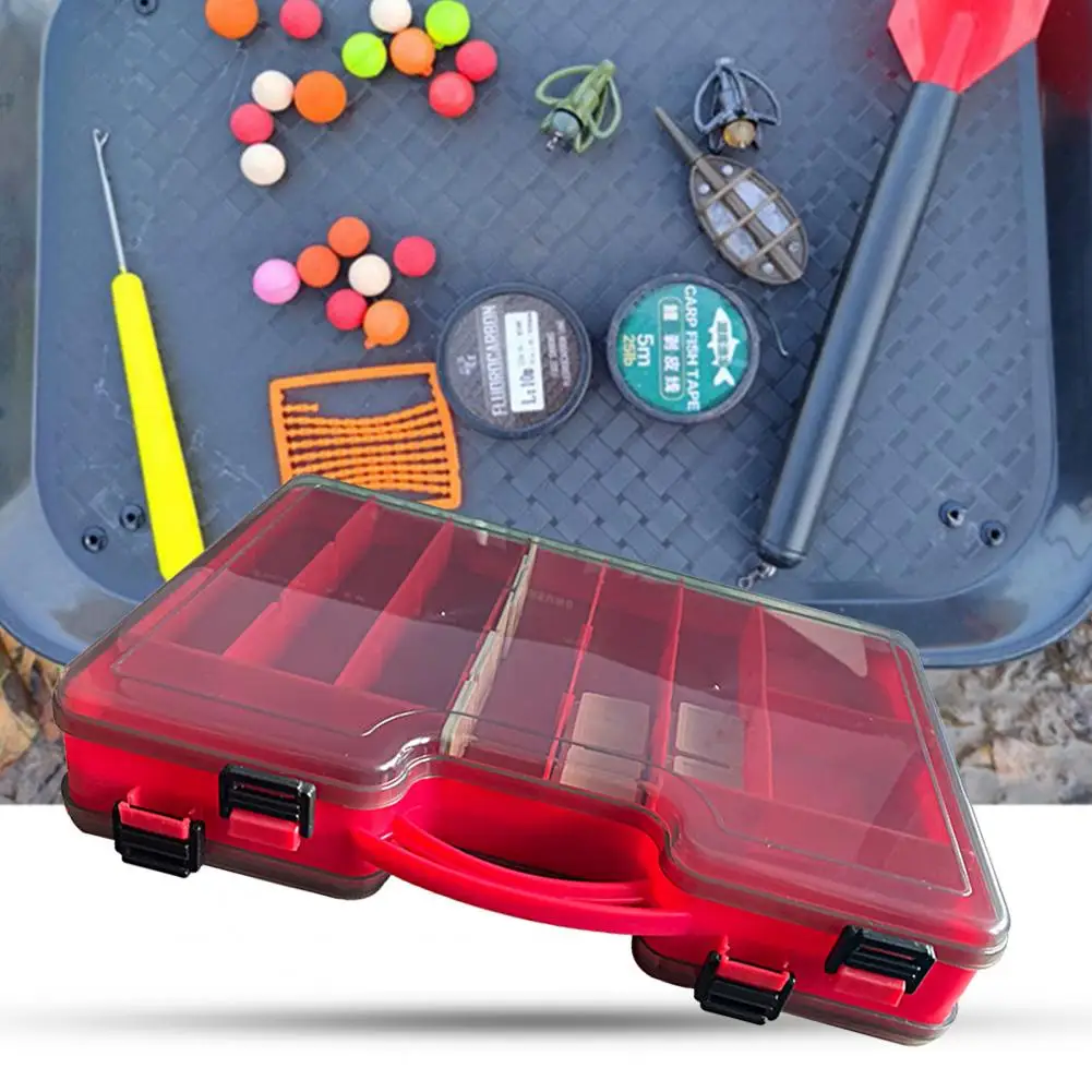 Fishing Storage Box Double-sided Opening Anti-scratch Strong And Sturdy Portable Large Capacity Store Bait Wear-Resistant