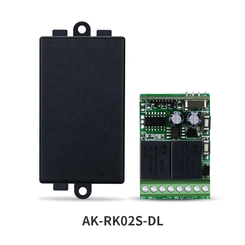 DC12V 2 Channels Mini Independent Control Universal LED Light Security Monitoring RF Wireless Remote Control