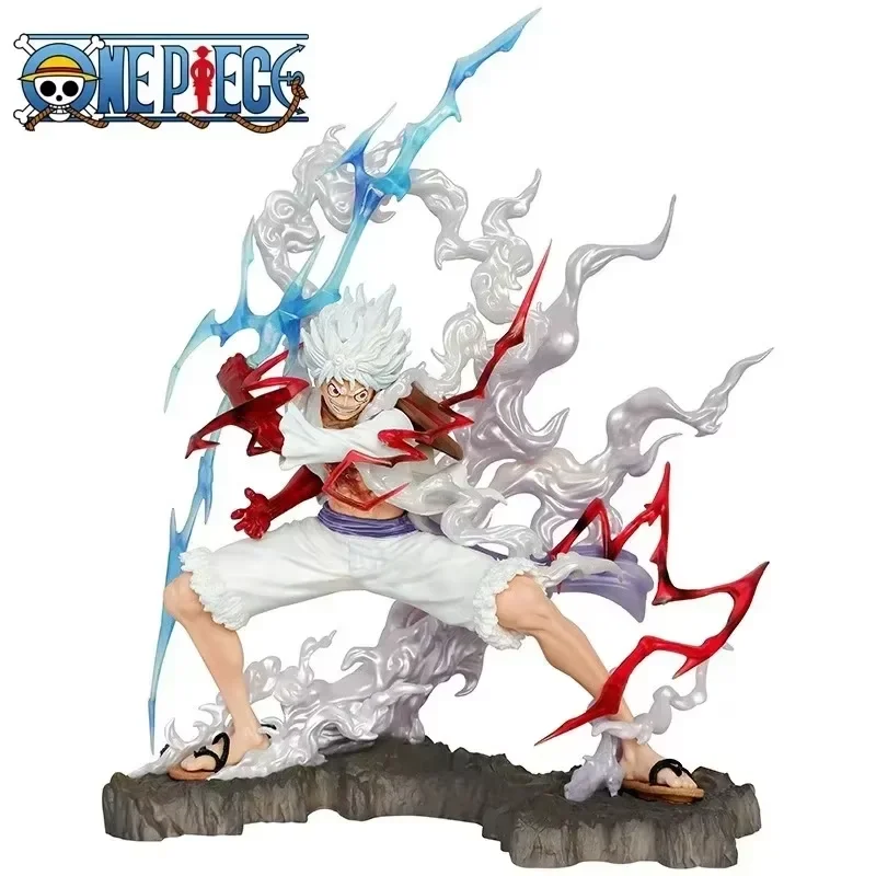 Figura de acción de One Piece, Nica Luffy, con el quinto engranaje, figura de acción, modelo de muñeco, anime, PVC, estatua, juguete, regalo