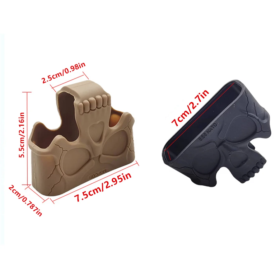 

Tactical 7.62 5.56 Fast Magazine Pull MAG Assist Puller Rubber Cage Loop Shooting Hunting Accessories gun accessories glock 19 accessories