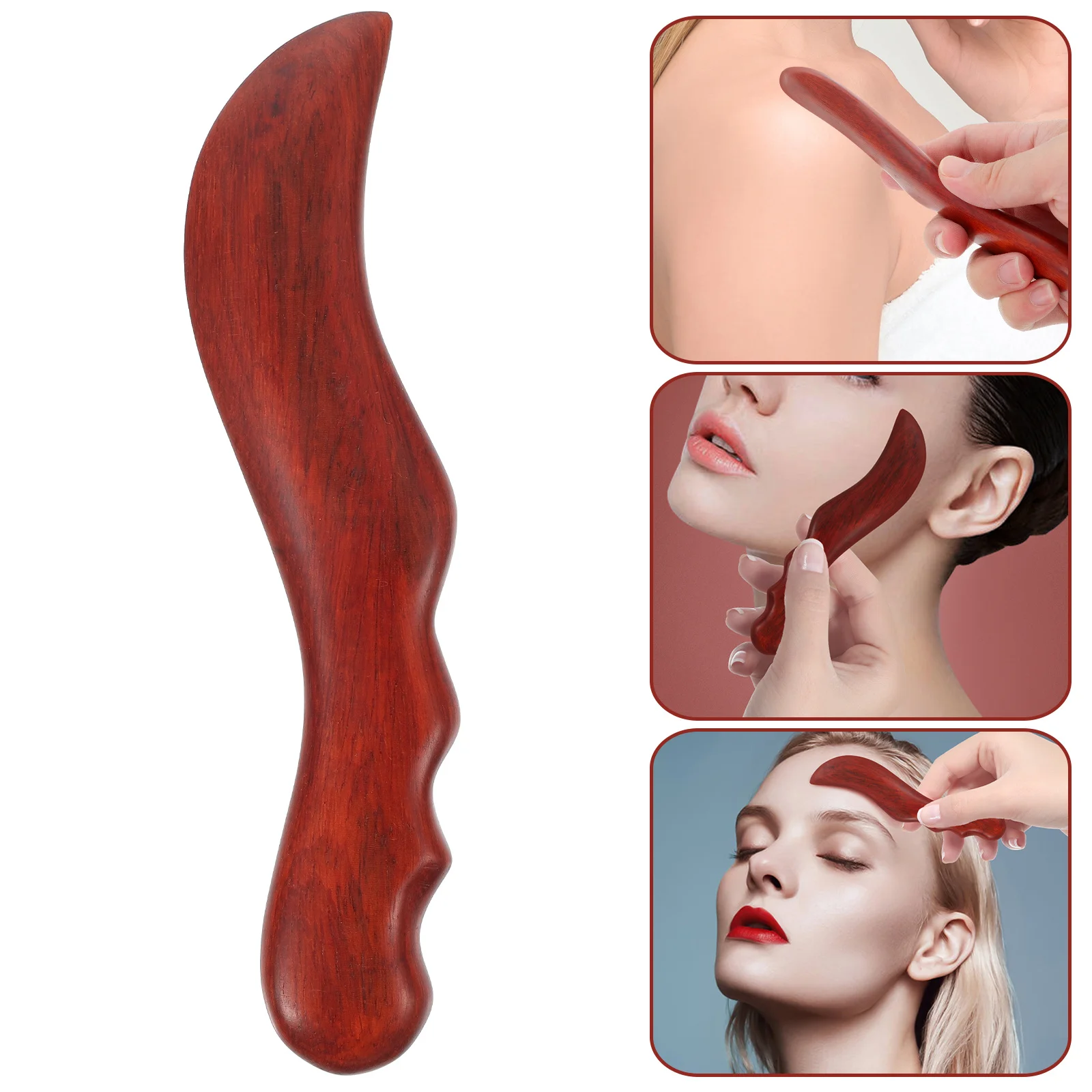 

1Pcs Body Massage Wand Smooth Scraping Rod Neck Shoulder Foot Face Relaxation Tool Acupuncture Stick Massaging Stick