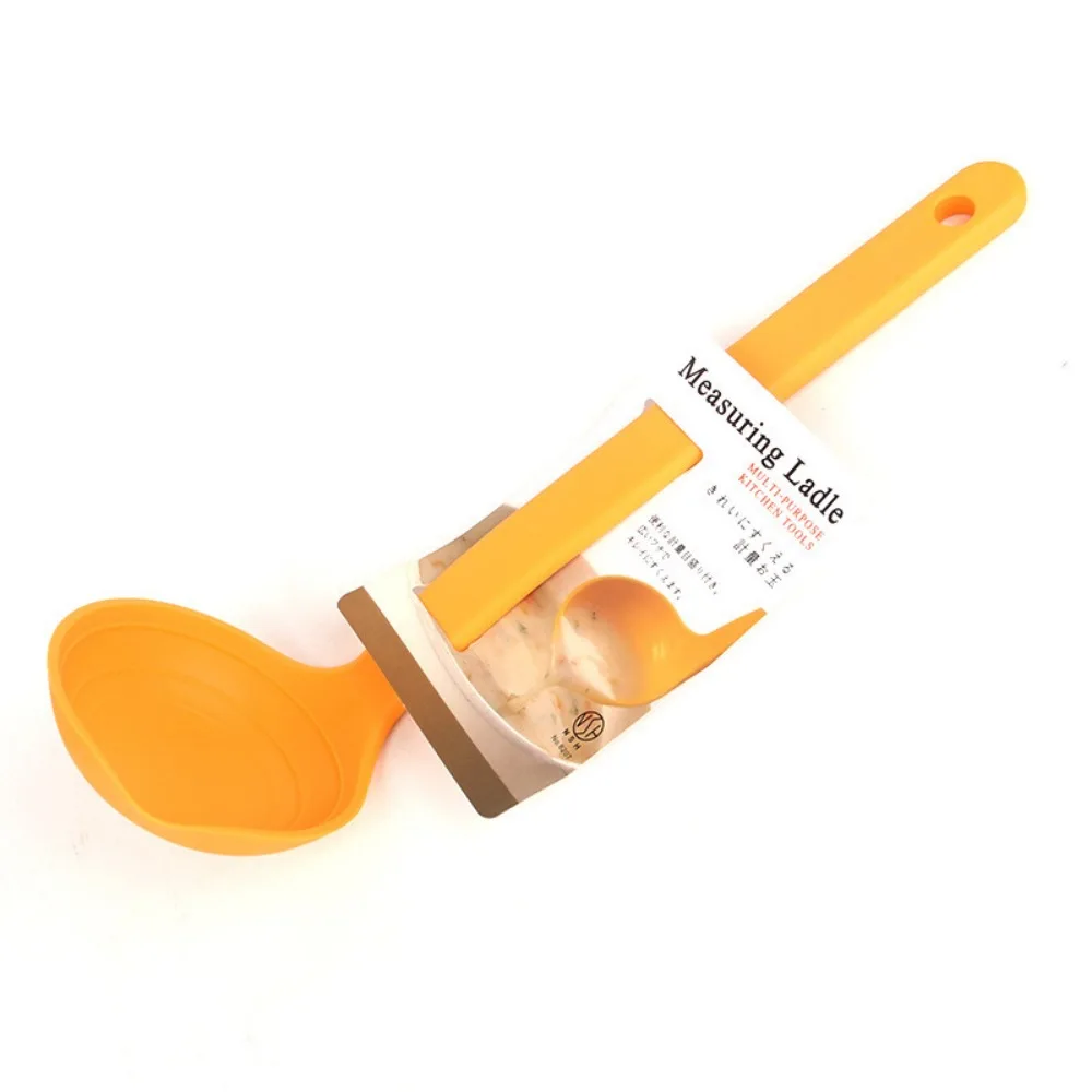Japan's popular soup spoon household large soup long handle soup spoon porridge spoon high temperature resistant nylonpot spoon