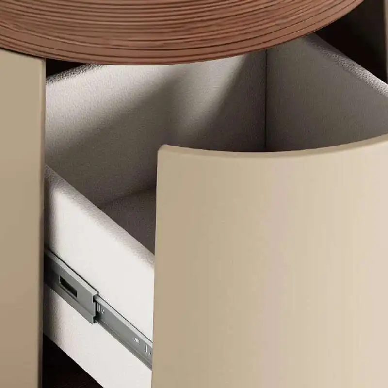 Creative Design Small Bedside Table Space Saving Drawers Storage Nightstand Unique Trendy Mesa De Noche Bedroom Furniture