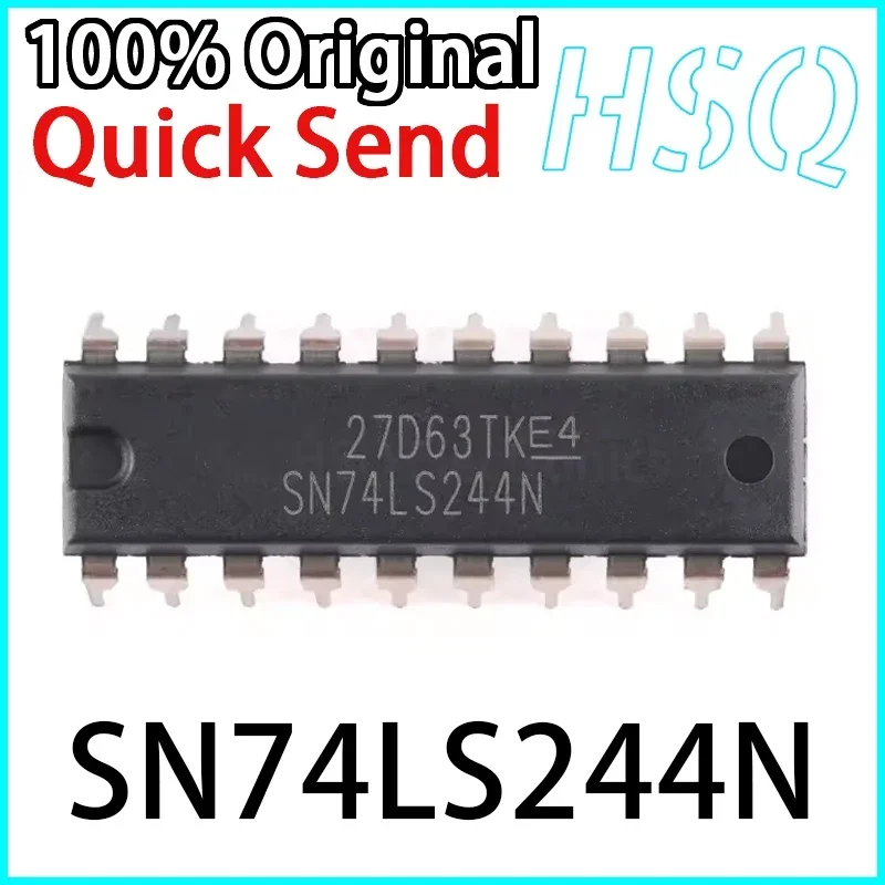 1PCS SN74LS244N 74LS244N PDIP-20 Eight Way Buffer and Line Driver Chip