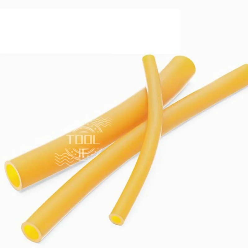 High-Elastic Lab-Grade Latex Yellow Rubber Tubes - Lengths: 1m 2m 5m 10m 15m 16m 20m 25m 30m 40m 50m 100m Inner Diameter :1-25mm
