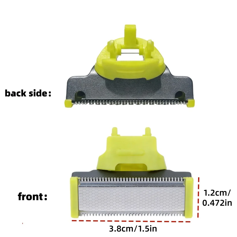 

299--MLG Electric Shaver Replacement Heads, 1/2/3/4 Packs, Men’s Beard Trimming & Grooming Accessories, Easy to Clean