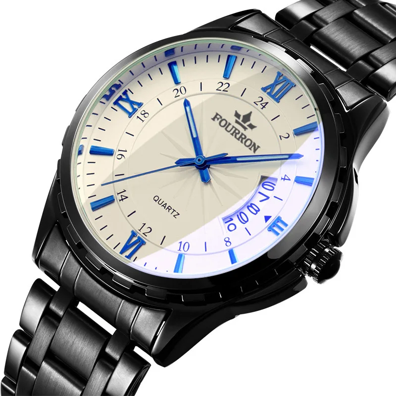 New Fashion  Luxury Top brand  watches men waterproof Simple Genuine watch steel men\'s quartz watch men clock Dropshipping!!!