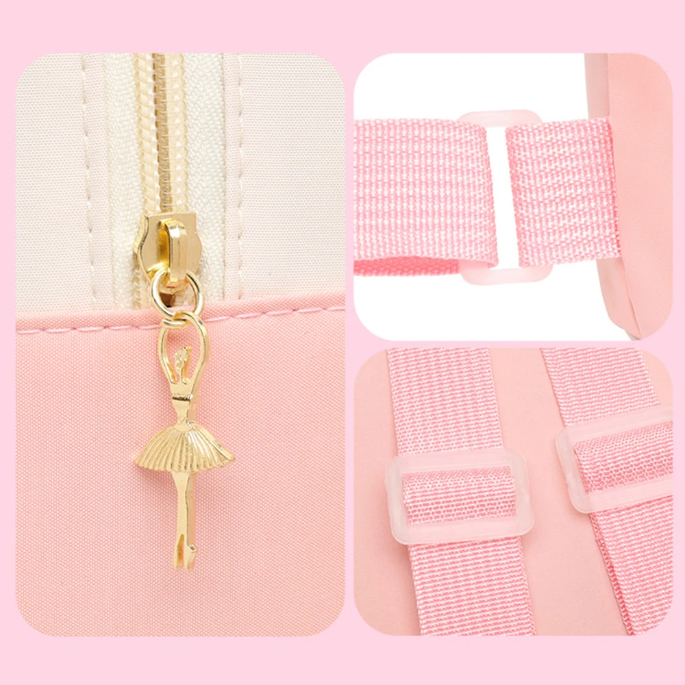

Cute Children's Dance Bag Princess Style Breathable Girls Ballet Sports Bag Waterproof Wear-resistant Ballet Bag Backpack Girls
