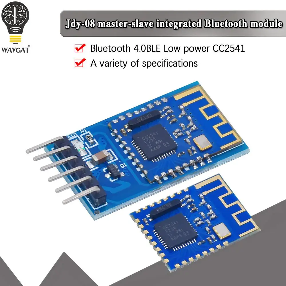 JDY-08 BLE Bluetooth 4.0 Uart Transceiver Module CC2541 Central Switching Wireless Module iBeacon Password