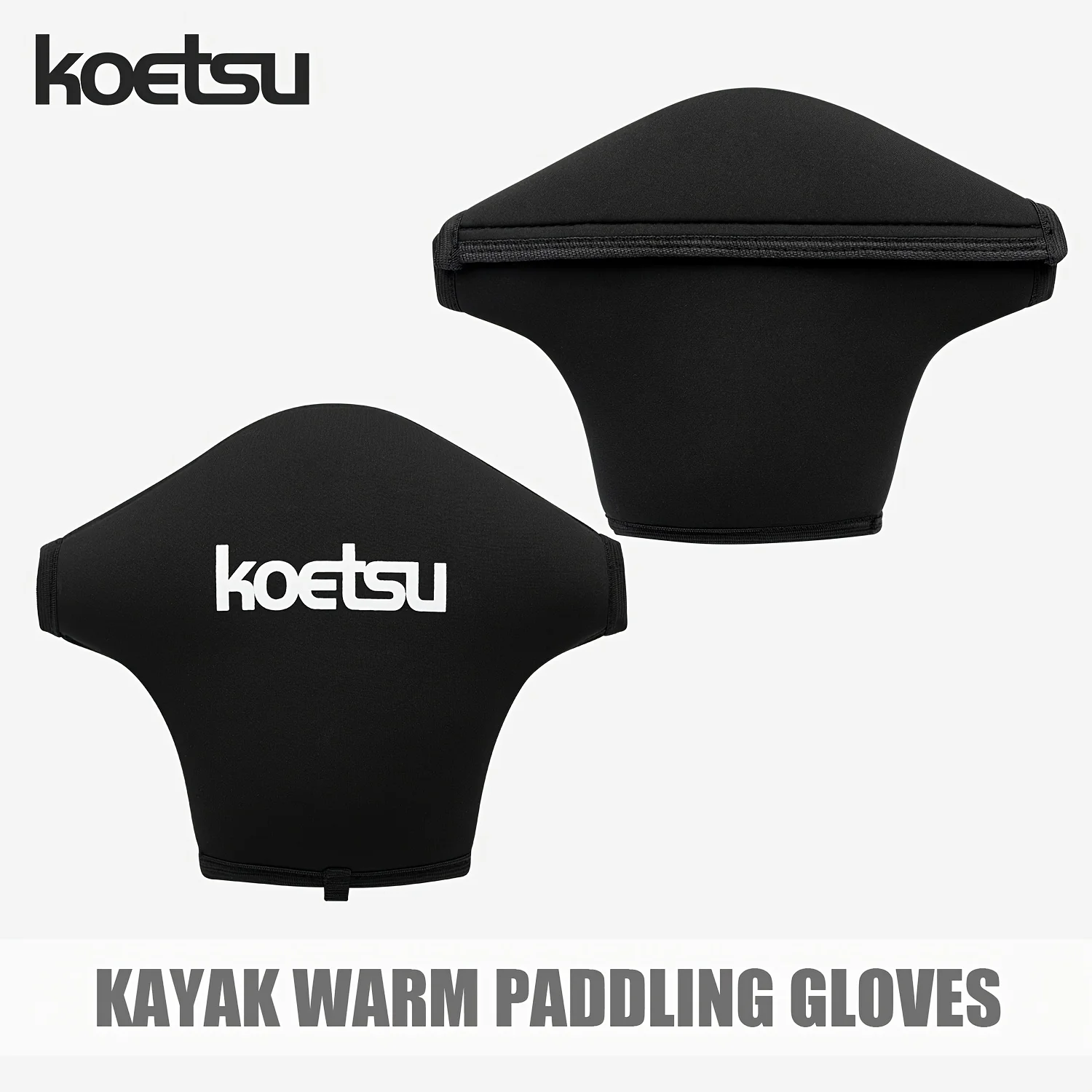 KOETSU Guantes de remo a prueba de frío para kayak y piragüismo Guantes cálidos impermeables a prueba de viento de invierno