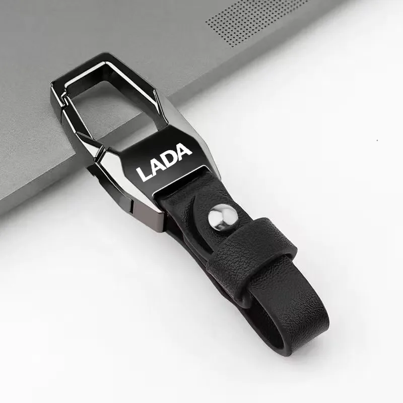 สําหรับ Lada Deluxe รถหนังพวงกุญแจพวงกุญแจพวงกุญแจ Lanyard ของขวัญพวงกุญแจ