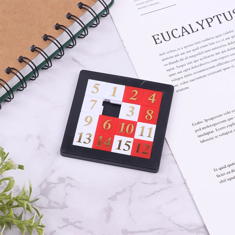 1-15 liczba slajdów Puzzle gry logiczne ćwiczenia mózg zabawka edukacyjna rozwijająca się dla dzieci zabawki logika gra dla dorosłych