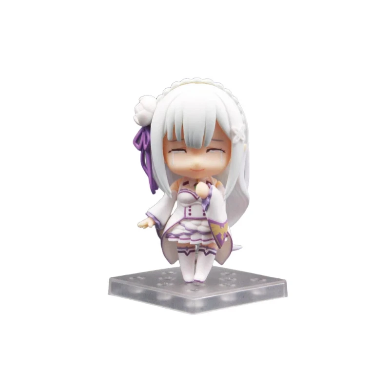 إعادة: صفر إميليا 751 Q نسخة Nendoroid Posable أنيمي الشكل مع ألعاب مبادلة الوجه دمية لطيفة تحصيل هدايا تزيين سطح المكتب