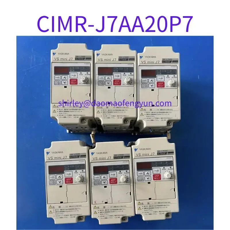 

Used Inverter CIMR-J7AA20P7 220V 0.75KW Test OK