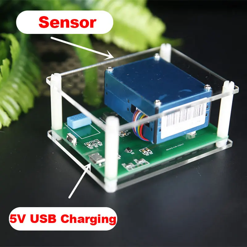 Indoor Quality Monitor for PM 2.5 Portable Professional Tester Sensor Meter PM2.5 PM1.0 PM10 Detector Air quality Haze Humidity