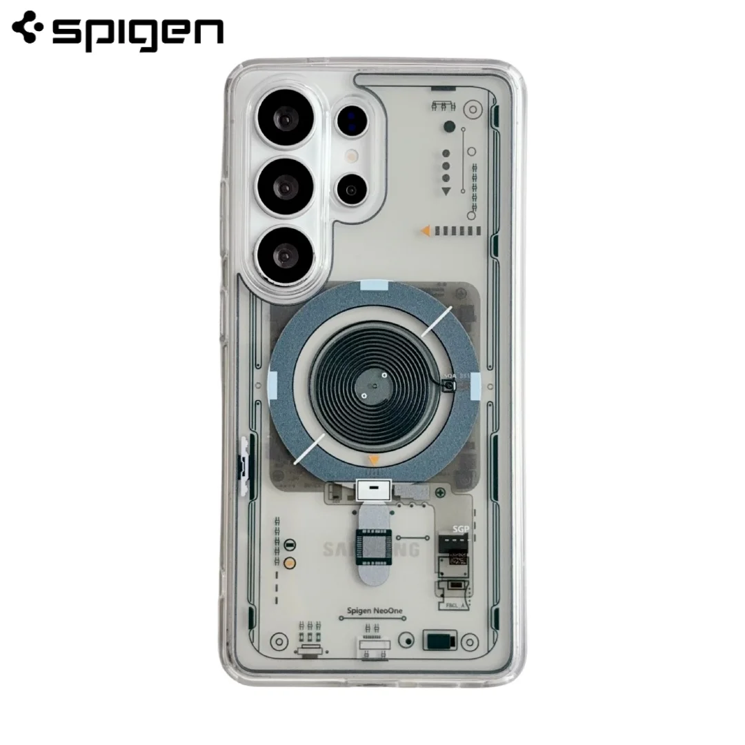 Spigen Ultra Hybrid MagFit Magnetic Transparent Case For Samsung Galaxy S23 S24 Ultra S25 