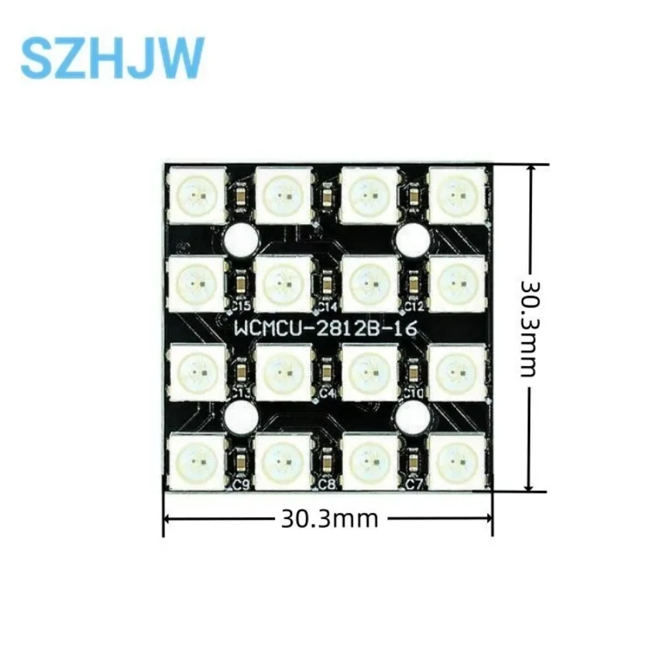 RGB Cor LED Módulos para Arduino, Diodo Anel, 1Bit, 4Bit, 8Bit, 16Bit, 64Bit, WS2812, 5050, Stm, esp32, framboesa